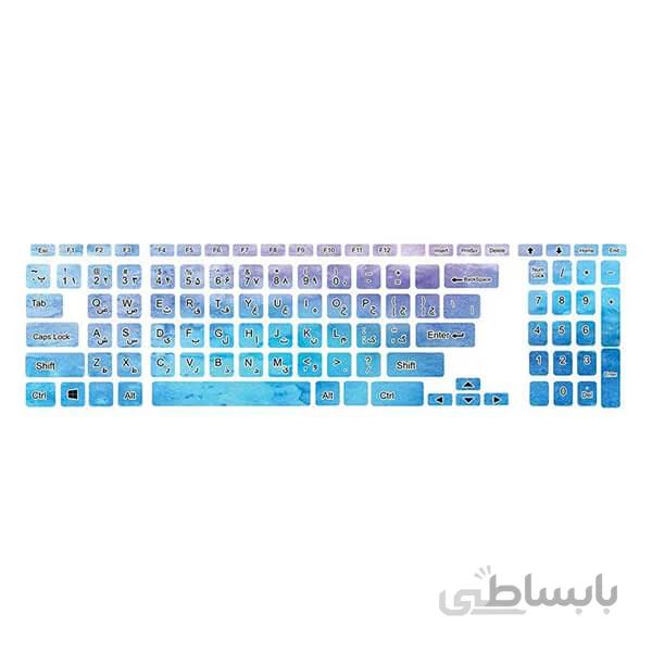 استیکر کیبورد طرح colors 11