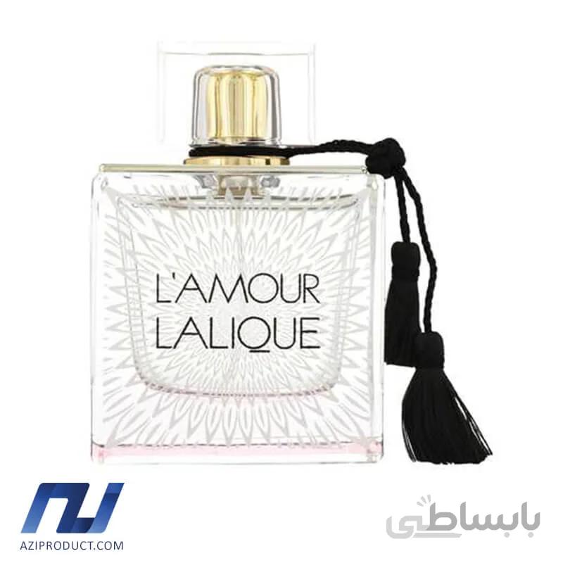 ادو پرفیوم زنانه لالیک مدل le amour حجم 100 میل