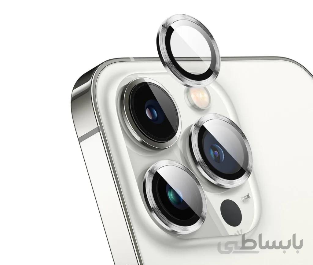محافظ لنز دوربین آیفون برند گرین مدل IRON CAMERA LENS مناسب گوشی موبایل اپل iPhone 13 Pro