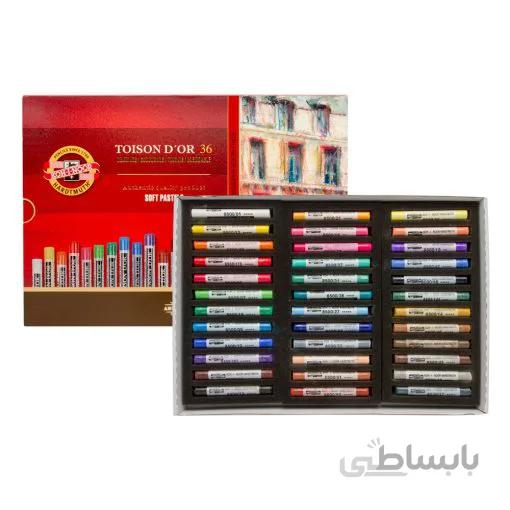 پاستل گچی 36 رنگ گرد کوه نور