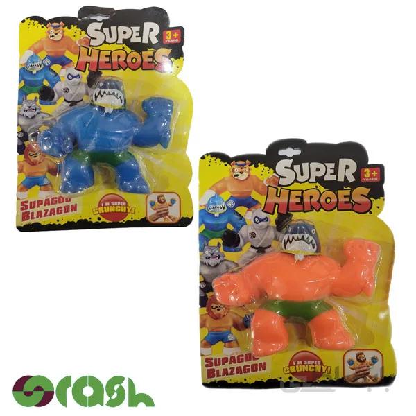 فیجت ضد استرس super heroes مدل کوسه فول خامه ای