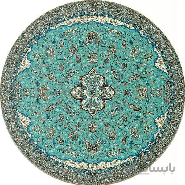 رومیزی گرد ترمه طرح شاه عباسی کد 618