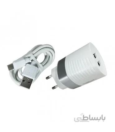 شارژر فست LAPROMAL مدل Lp-C9 به همراه کابل تایپ سی