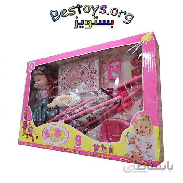 عروسک دخترانه مدل Baby born کد 5