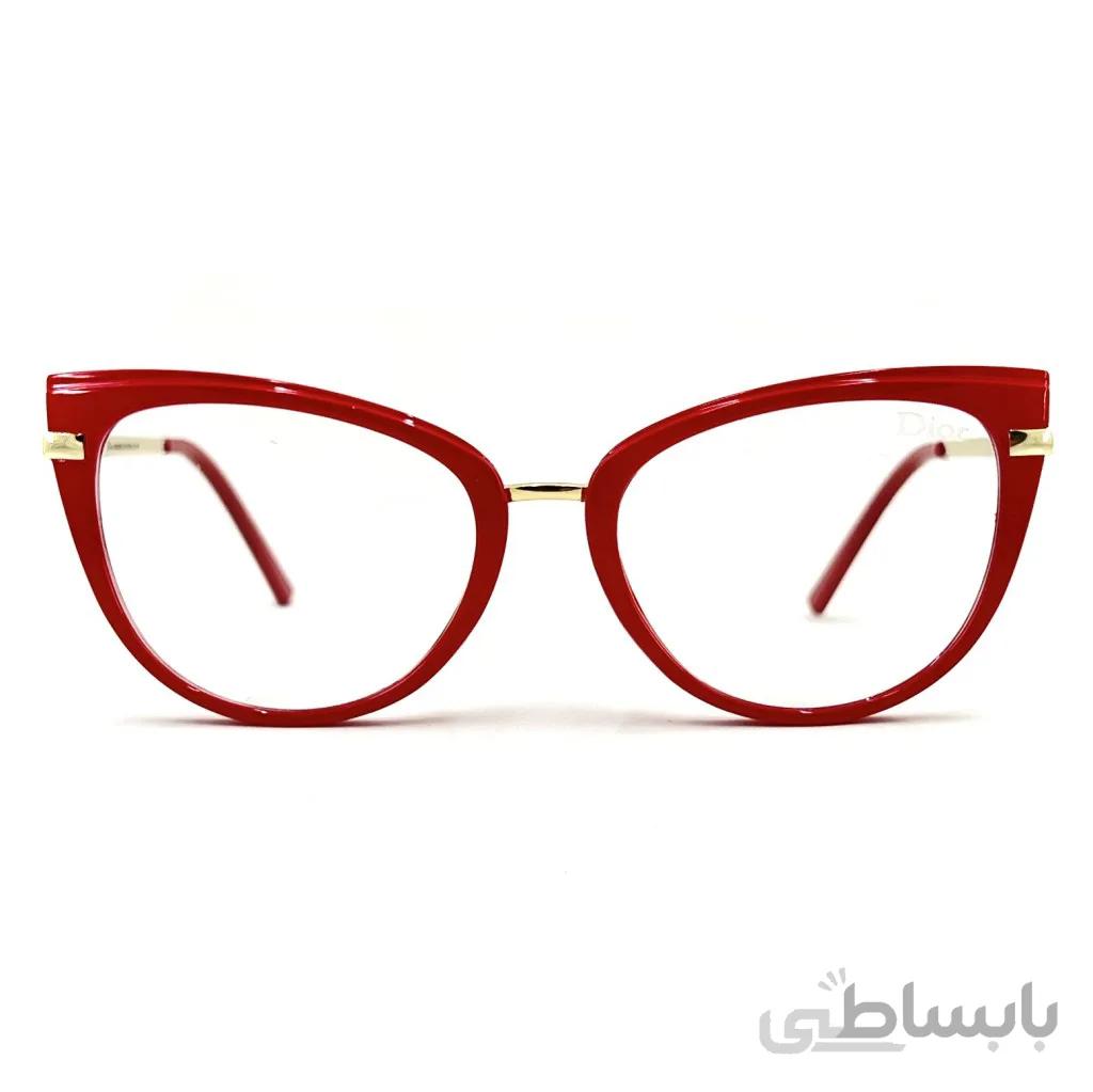 فریم عینک طبی مدل Dio Cat Red