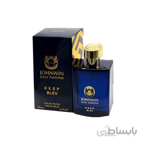 عطر ادکلن مردانه ورساچه دیلان بلو جانوین دیپ بلو (Johnwin Versace Dylan Blue) حجم 100 میل ا Johnwin Pour Homme Deep Blue 100m
