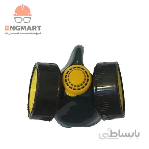 ماسک شیمیایی نیم صورت دو فیلتر ذغالی – گرد و غبار اخوان