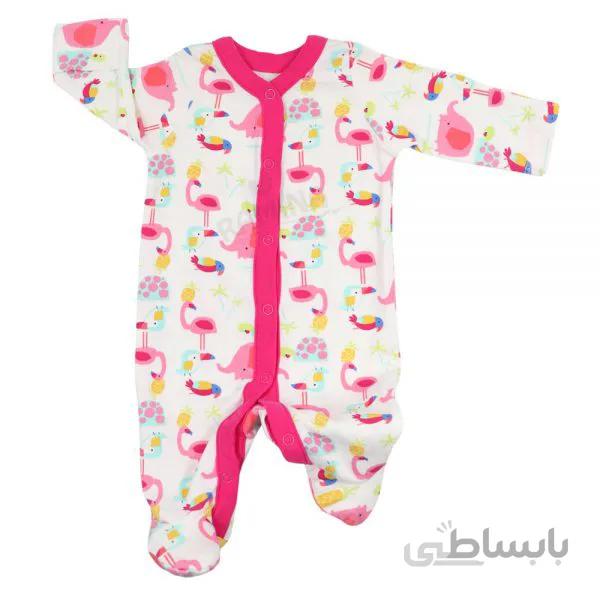 سرهمی جوراب دار دخترانه سایز 6 تا 9 ماه ماماز پاپاز Mamas papas