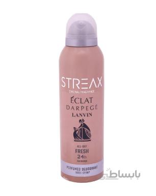 اسپری بدن زنانه استریکس مدل ECLAT DARPEGE Lanvin کد ELN011 حجم 200 میلی لیتر
