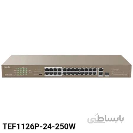 سوئیچ 24 پورت تندا TEF1126P-24-250W