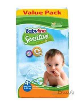 پوشک بيبي لينو مدل Value Pack سايز 4Plus بسته 46 عددي ا Baby Lino Value Pack Size 4Plus Diaper Pack of 46