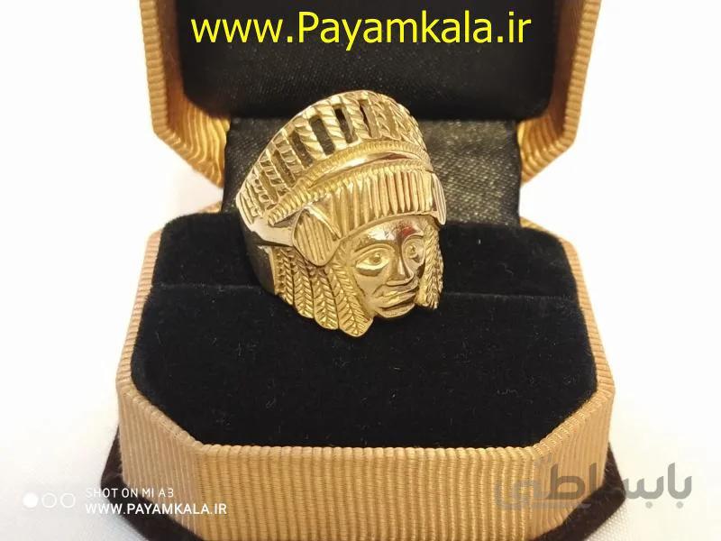 انگشتر اسپرت طرح سرخ پوست سایز 10کد 09
