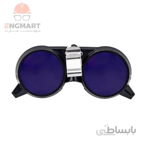 عینک آبی رنگ برای لبه کلاه ایمنی مدل SE1161