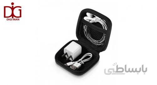 کیف شارژر و هندزفری مدل shockcase