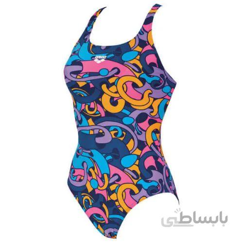 مايو شنا تمرینی ارنا مدل کورز ا Arena women's Cores V back One Piece ReD