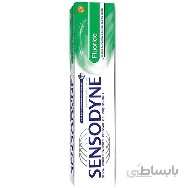 خمیر دندان سنسوداین فلوراید FLUORIDE مخصوص دندان های حساس