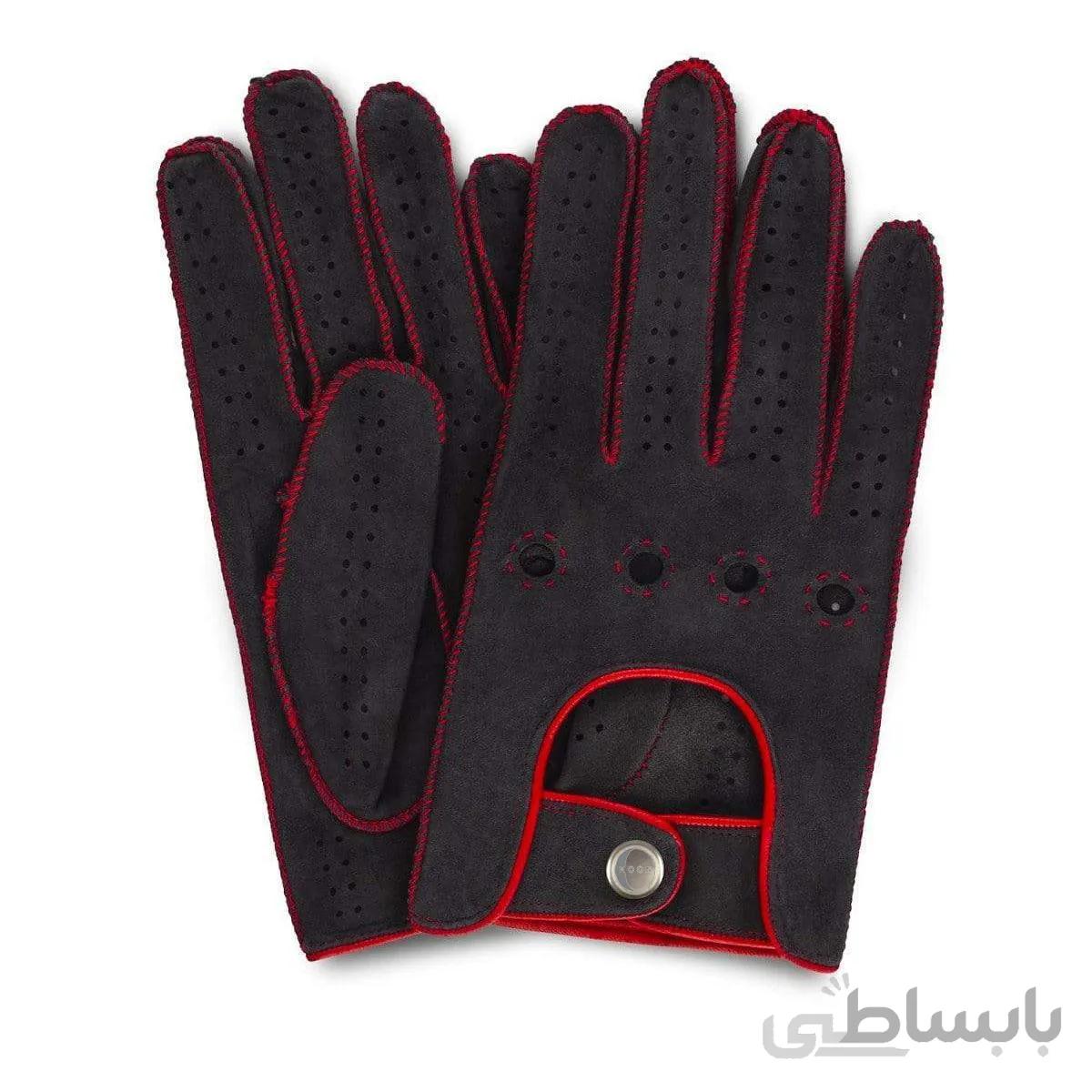 دستکش رانندگی چرم مون hand suede Kokini triton