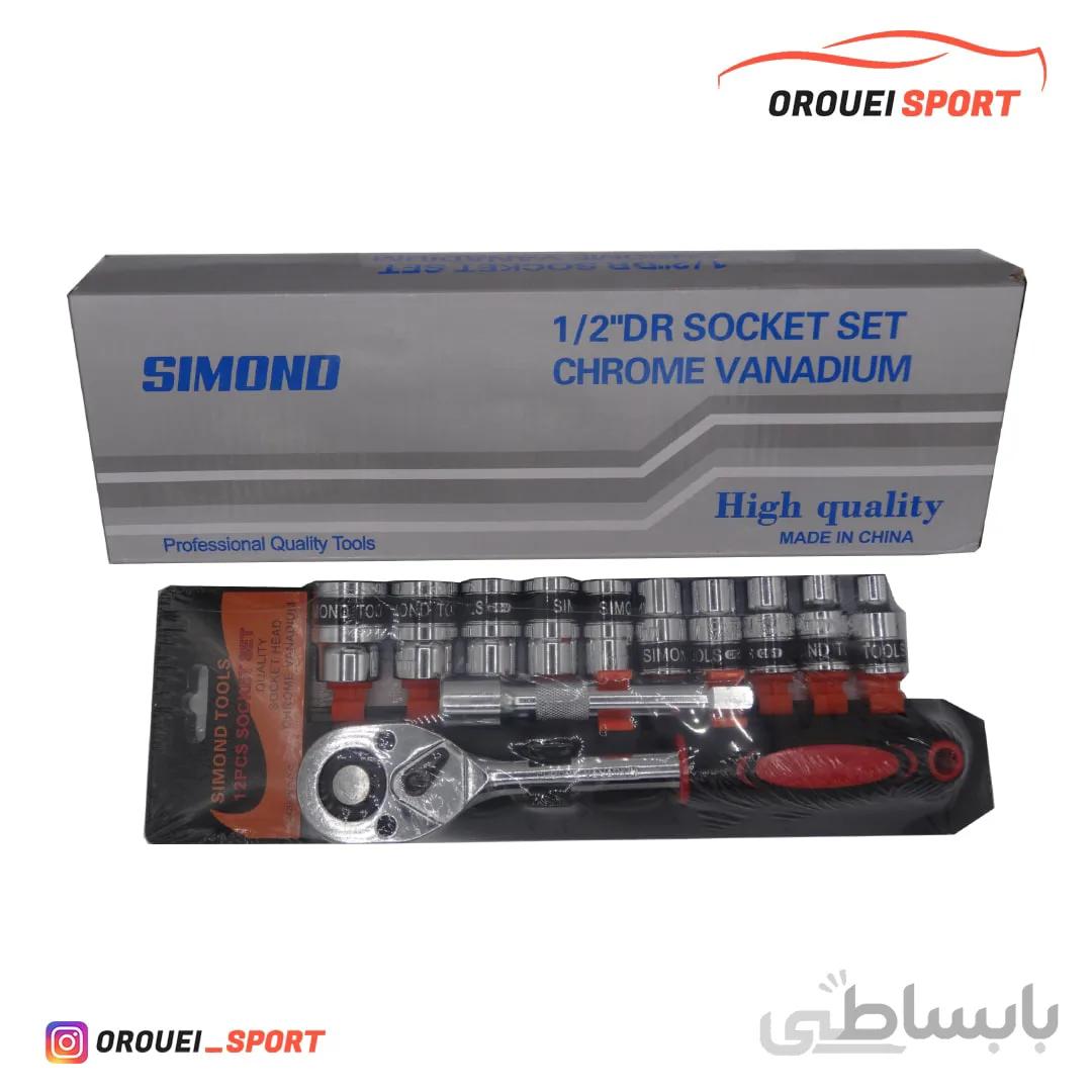 آچار بکس 12عددی سایموند SIMOND