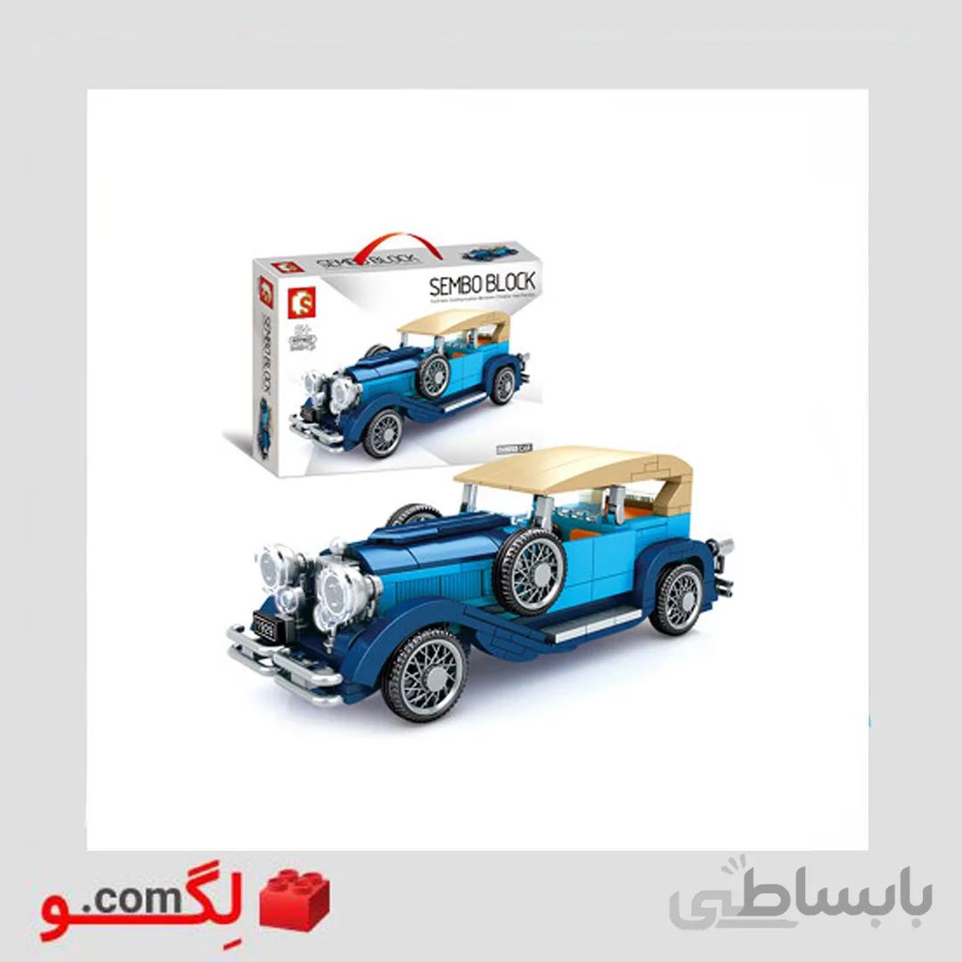لگو ماشین بوگاتی کلاسیک برند sembo block آیتم ۶۰۷۴۰۷
