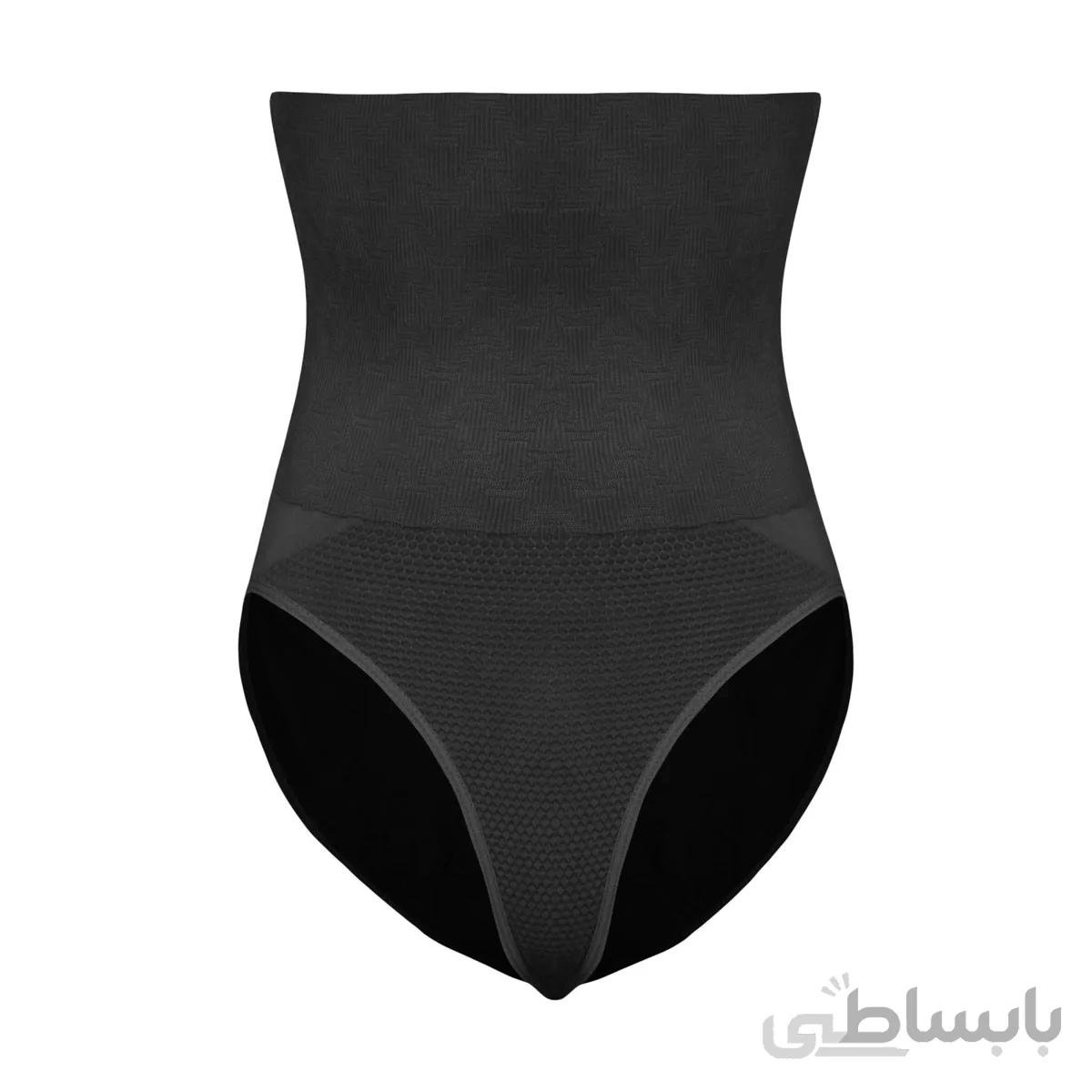 گن اسلیپ تک لایه ژله ای قزن دار کد 3008 مشکی