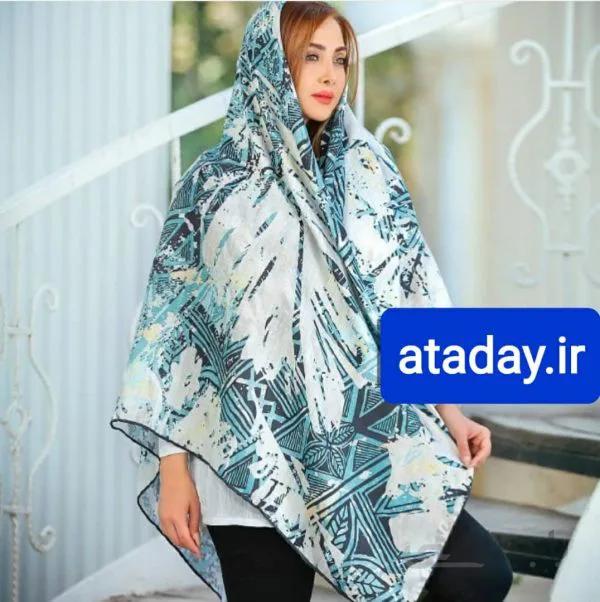 روسری نخی طرح بلور
