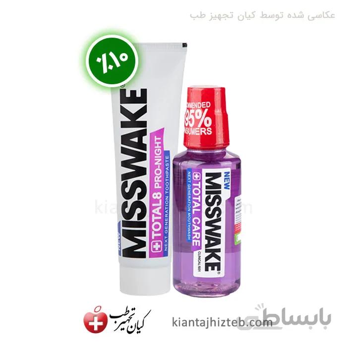 پک خمیردندان و دهان شویه Misswake مراقبت کامل