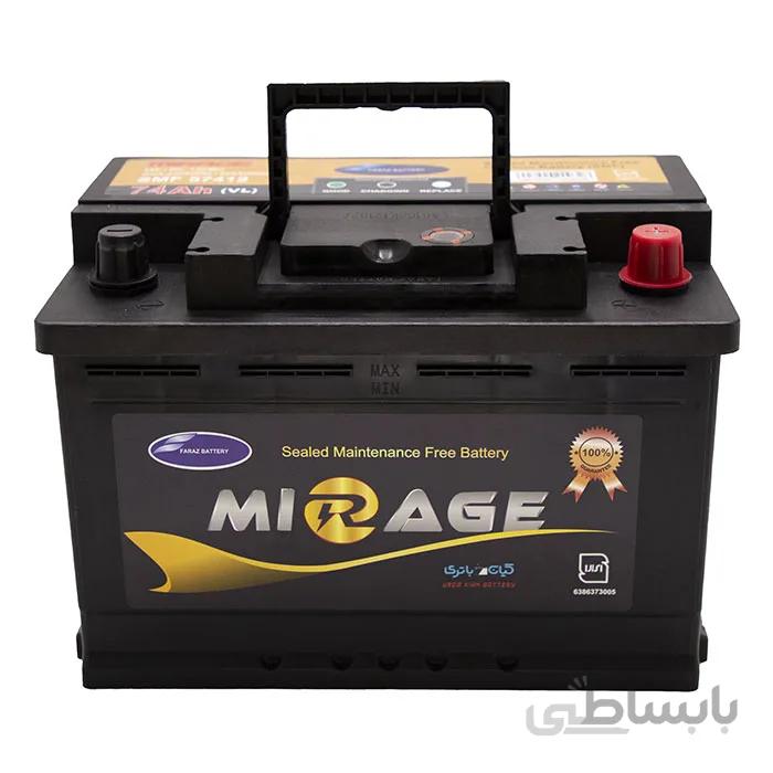 باتری 74 آمپر میراژ ا Mirage-battery-74ah