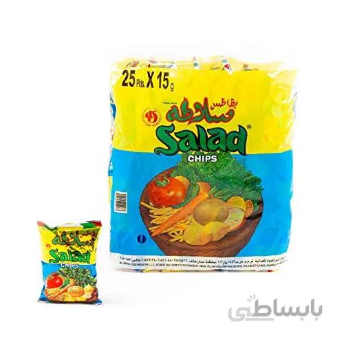 چیپس سالاد ۱۵ گرم بسته ۲۵ عددی – Salad Chips