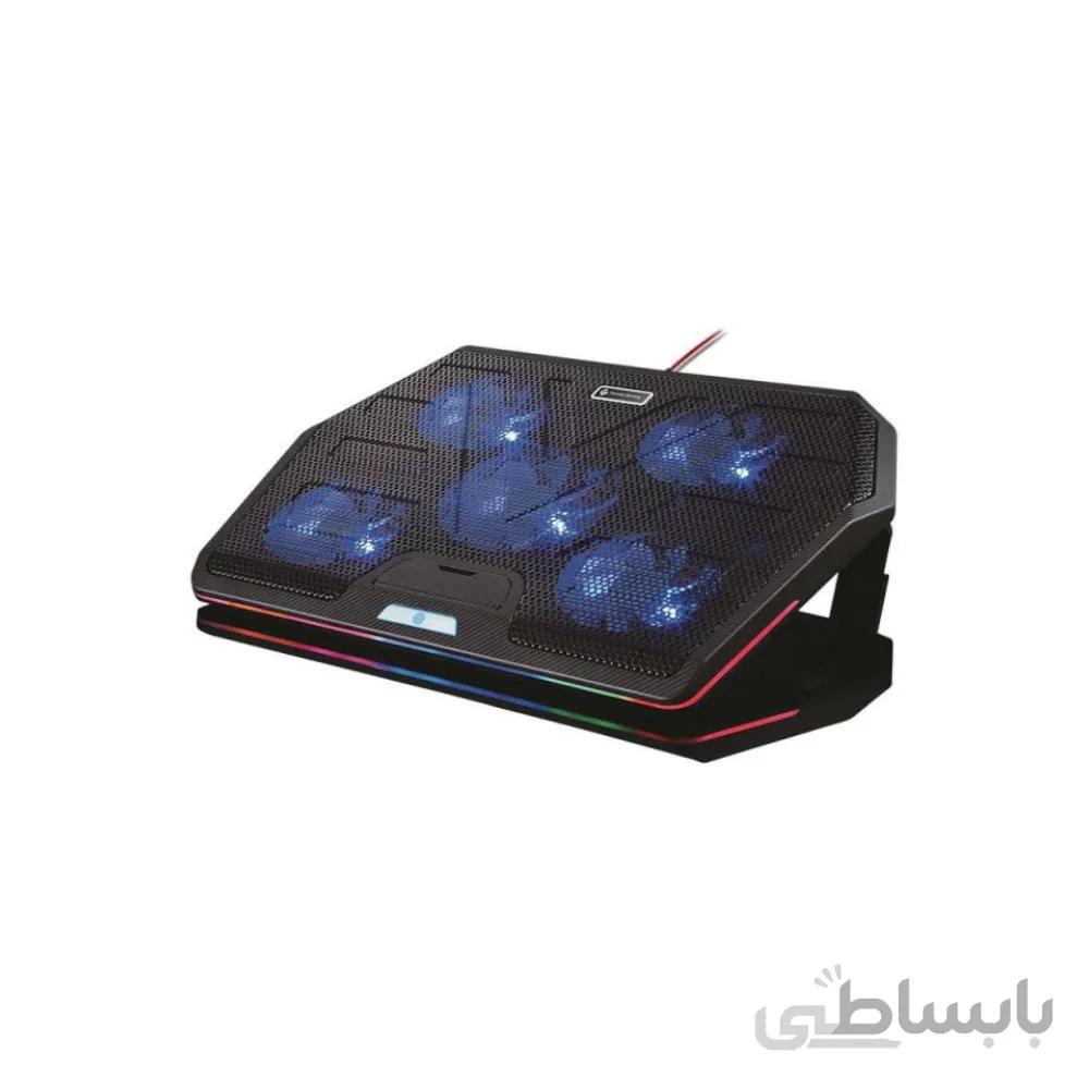 پایه خنک کننده لپ تاپ پرودو مدل GAMING MULTIFAN PDX110 ا GAMING MULTIFAN PORODO PDX110