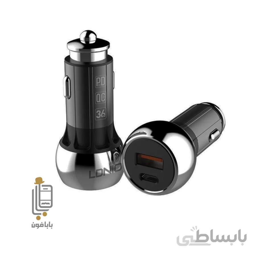 شارژر فندکی الدینیو مدل C1 ا LDNIO C1 PD+QC3.0 Car Charger