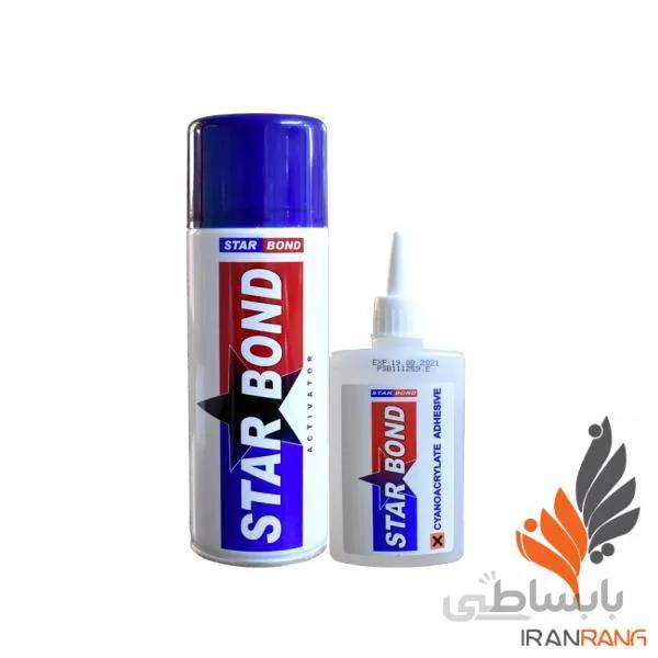 چسب 123 استارباند حجم 400 میلی لیتر بزرگ ا StarBond Activator Model Cyanoacrylate 400ml