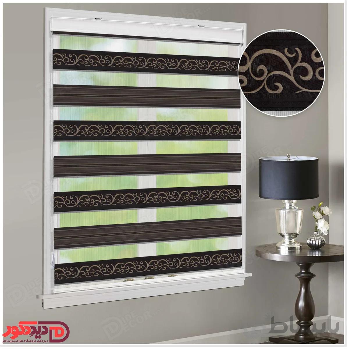 پرده زبرا طرح دار کد AP-04