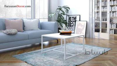 میز جلو مبلی فریازان دکورفلزی مدل FW 14