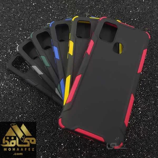 قاب ضد ضربه سامسونگ Galaxy A21s دور رنگی کد SA451
