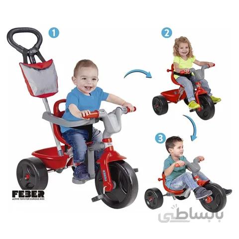سه چرخه کودک پدالی فبر Feber مدل Evo Plus کد 10946