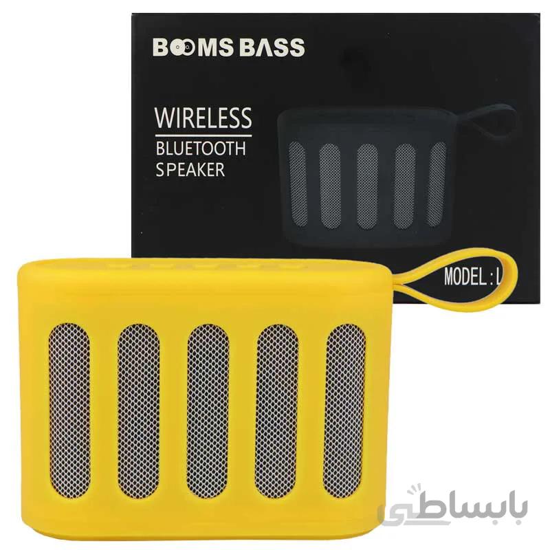 اسپیکر بلوتوثی رم و فلش خور Booms Bass L4 ا Booms Bass L4 wireless bluetooth speaker