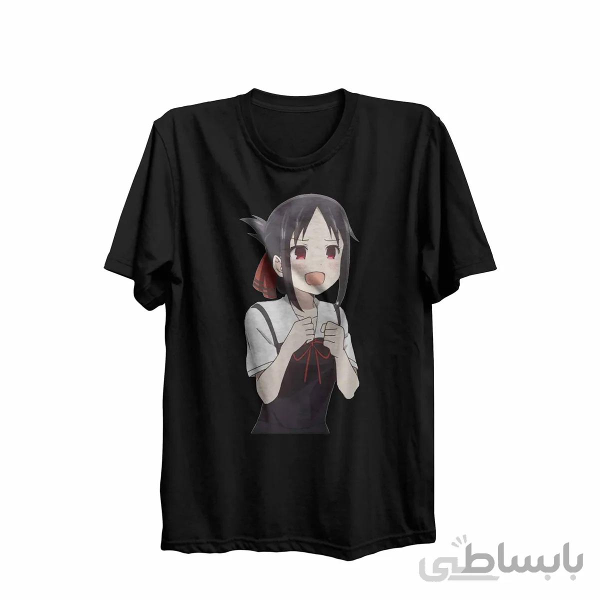 تیشرت یقه گرد مشکی طرح انیمه کاگویا ساما: عشق جنگ است Kaguya-Sama: Love Is War کد KCT10457 کد 285110