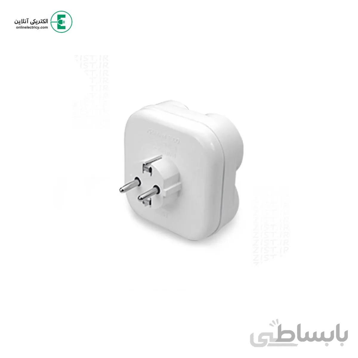 پریز 4 خانه ارتدار دو شاخه دار سهند (خیام الکتریک)