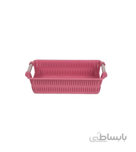 سبد بامبو دسته استیل سایز ۳ لیمون Limon کد ۱۳۸۶