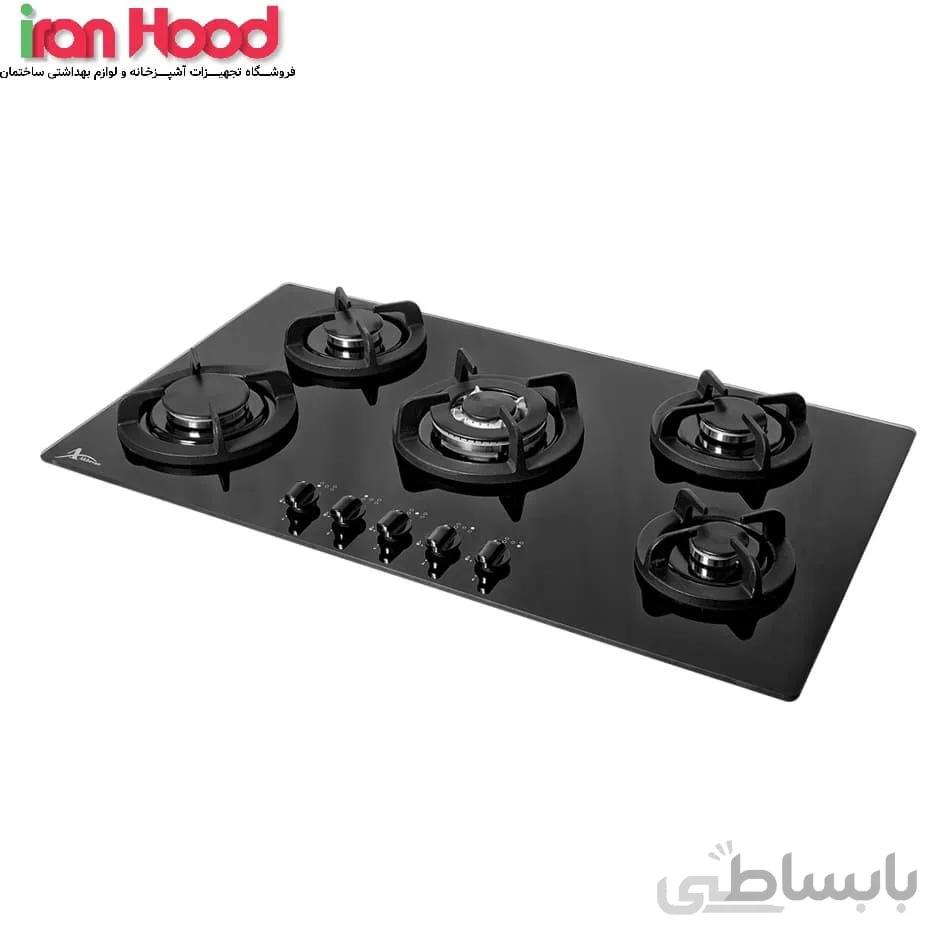 اجاق گاز شیشه ای اخوان مدل G24S-HE ا Akhavan hob G24S-HE
