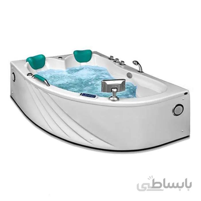 وان و جکوزی اکریلیک ترموزا مدل- 1712L ا ابعاد : 170Cm × 120Cm - ارتفاع : 56 سانتی متر