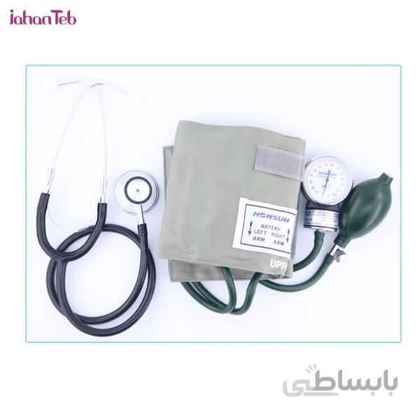 فشارسنج عقربه ای هانسون مدل HS-20A به همراه گوشی طبی HS-30B