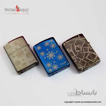 فندک کادویی جعبه دار طرح زیپو USB