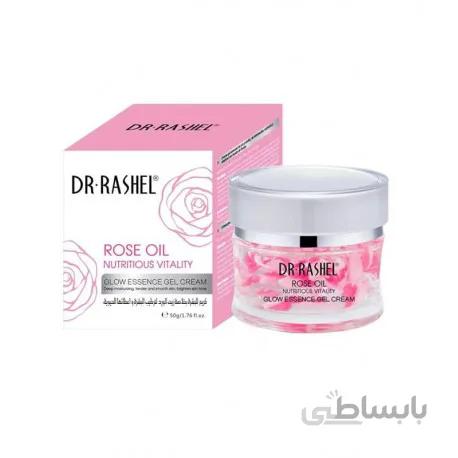 کرم ژلی مرطوب کننده پوست گل رز دکتر رشل DR.RASHEL ROSE OIL