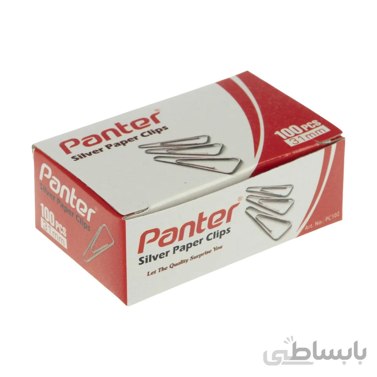 گیره کاغذ پنتر مدل نقره ای سایز 31 میل