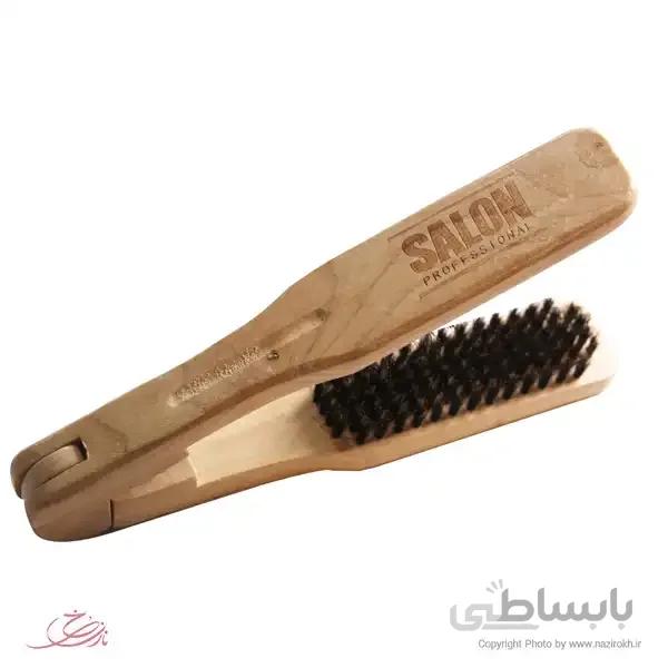 شانه مو چوبی سالن مدل کراتینه