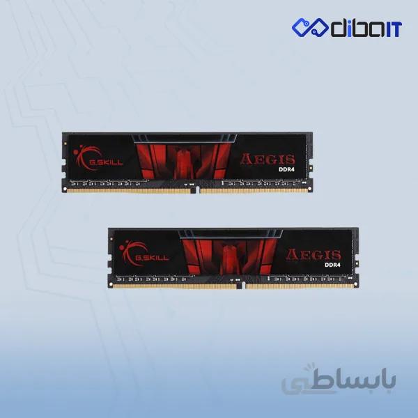 رم دسکتاپ DDR4 جی اسکیل مدل Aegis ظرفیت 16 گیگابایت دو کاناله 3200 مگاهرتز CL16