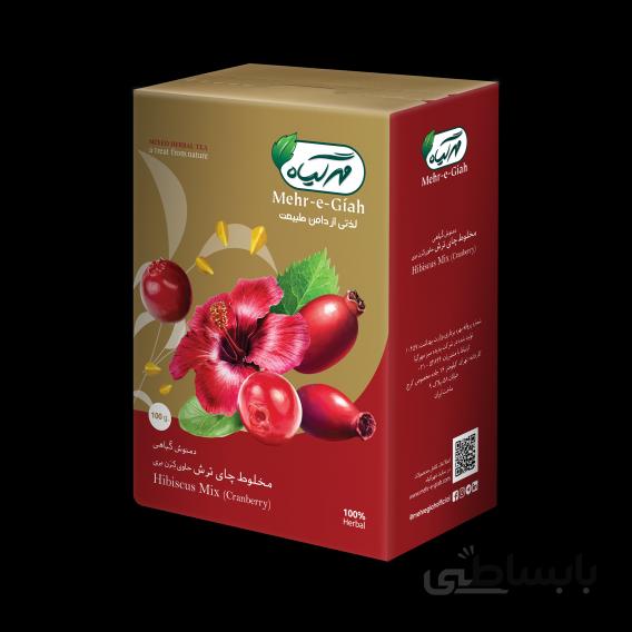 دمنوش مخلوط چای ترش مهر گیاه