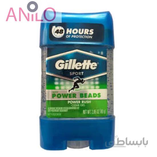 مام ژله ای پاور راش ژیلت ا Gillette Power Rush Anti Perspirant Gel