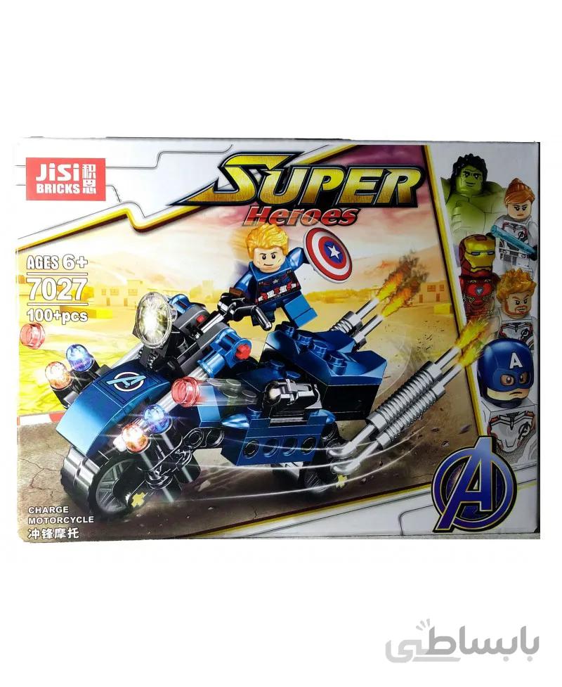لگو موتور هارلی کاپیتان آمریکا Captain America